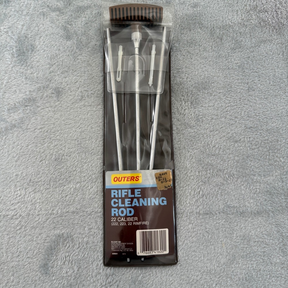 Vintage Outers .22 Cal‎ Rifle Cleaning Rod Kit NOS New Sealed USA